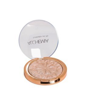 Iluminador Em Pó Amarelo Alchemia Glow Amarelo Claro-AC