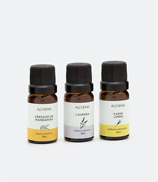 Kit 3 Essências Aromáticas Alchemia 10 Ml KIT