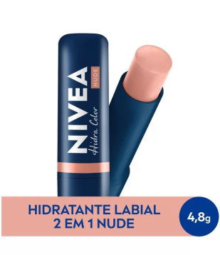 Hidratante Labial Hidra Color 2 Em 1 Nivea 4,8g