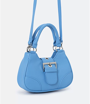 Bolsa Transversal Com Fechamento Por Tira Verde