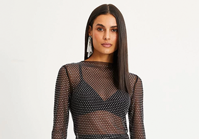 Tendência para ficar de olho: roupas com transparência
