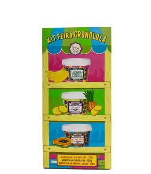 Kit Feira Ghee Cronolola Manteiga de Hidratação 100g + Manteiga de Nutrição 100g + Manteiga de Reconstrução 100g Lola from Rio KIT