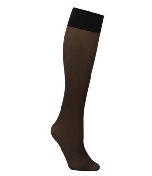 Meia-Calça Loba 3/4 Em Poliamida Fio 15 Lupo Preto