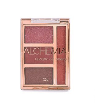 Paleta De Sombras Com 4 Cores Em Tons De Rosa Alchemia Glow 7,2g