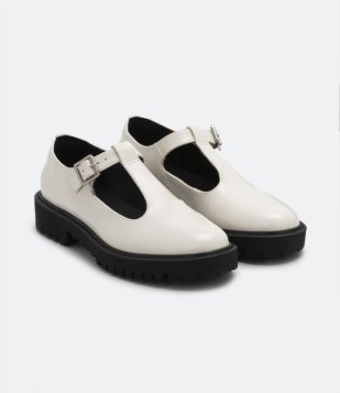 Sapato Boneca Com Solado Diferenciado Bege