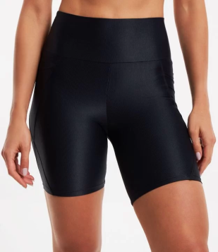 Bermuda Esportiva Canelada Com Bolso Funcional Preto
