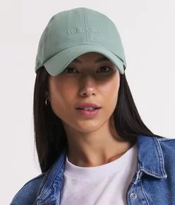 BONÉ ABA CURVA DE SARJA COM CHILL VIBES BORDADO