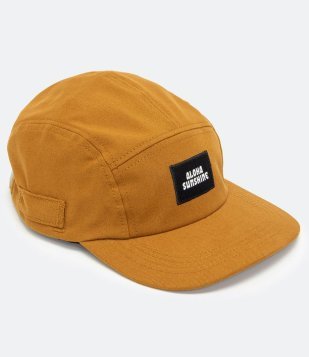 Boné 5-Panel Com Bordado Aloha Sunshine Amarelo