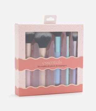 Conjunto De Pinceis De Maquiagem Natal Alchemia Colorido