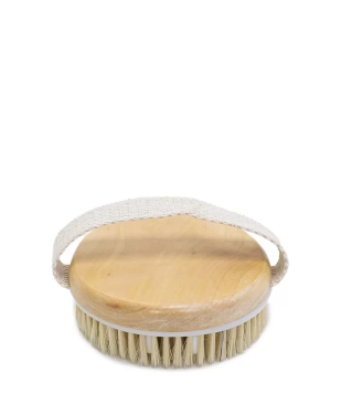 Escova De Esfoliação Corporal De Madeira Alchemia Marrom