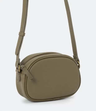 Bolsa Câmera Bag De Alça Regulável Em Material Sintético Texturizado Verde