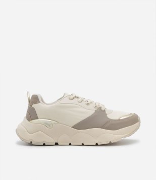 Tênis Jogging Com Recortes Off White