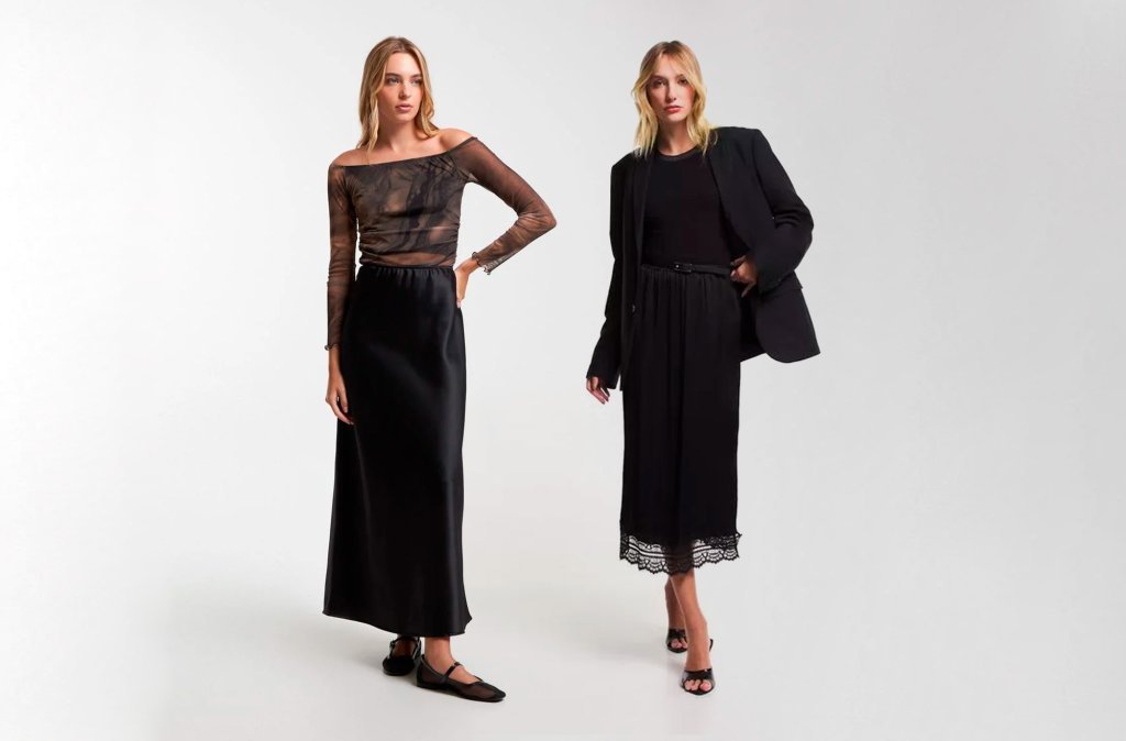 Saia Midi Estampado