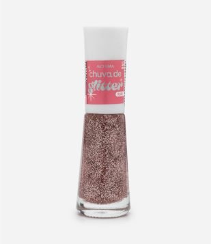 Esmalte Alchemia Coleção Chuva de Glitter Rubi