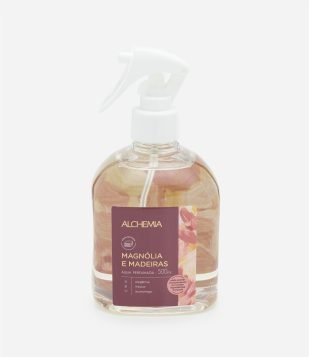 Água Perfumada Novo Magnólia e Madeiras Alchemia 500ml