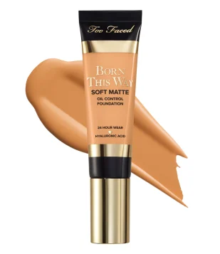 Base Líquida Soft Matte Too Faced Born This Way - Golden Beige 