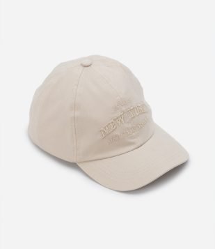 Boné Infantil em Sarja com Bordado de New York Bege