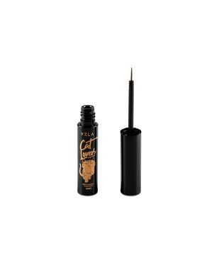 Delineador Liquido Cat Lovers Vizzela Marrom