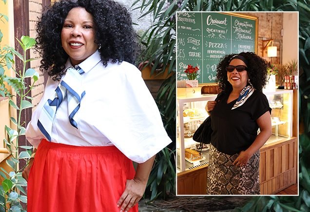 Lenço: Claudia Lima mostra como usar o clássico que virou tendência em 2024