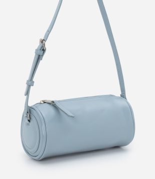 Bolsa Baguete Cilíndrica com Alça Fina U