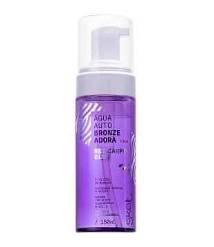 Água Autobronzeadora em Mousse Dark Skelt 150ml