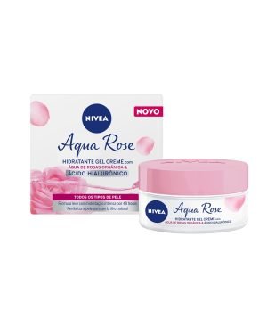 Creme Hidratante em Gel Aqua Rose Hidratante Gel Nivea 50ml