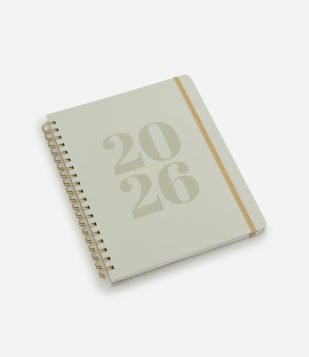 Planner Datado com Adesivos Off White 2