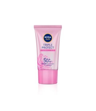 Protetor Solar Facial Tripla Proteção Loção Pele Radiante FPS 50 Nivea Sun 40ml