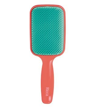 Escova de cabelo raquete flex red ricca U