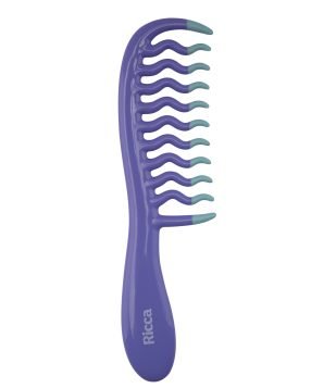 Pente de Cabelo Cachos e Ondas Roxo U
