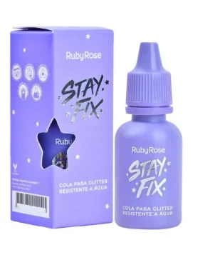 Cola Para Glitter Ruby Rose Stay Fix Resistente À Água 10ml