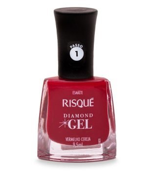 Esmalte Diamond Gel Risqué Vermelho Cereja