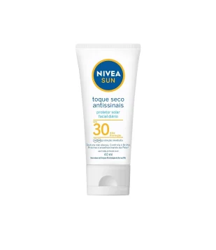 Protetor Solar Facial Toque Seco Antissinais FPS 30 Nivea Sun 40ml