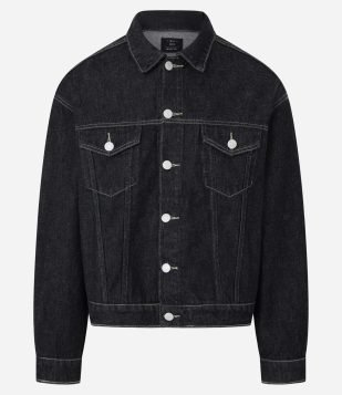 Jaqueta Overboxy em Jeans Preto