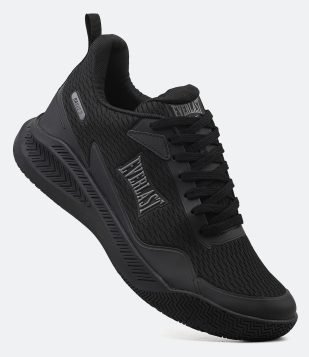 Tênis Esportivo em Pu com Textura Everlast Range 03 Preto