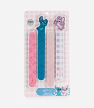 Conjunto de Lixas de Unha Stitch Ed. Limitada Colorido