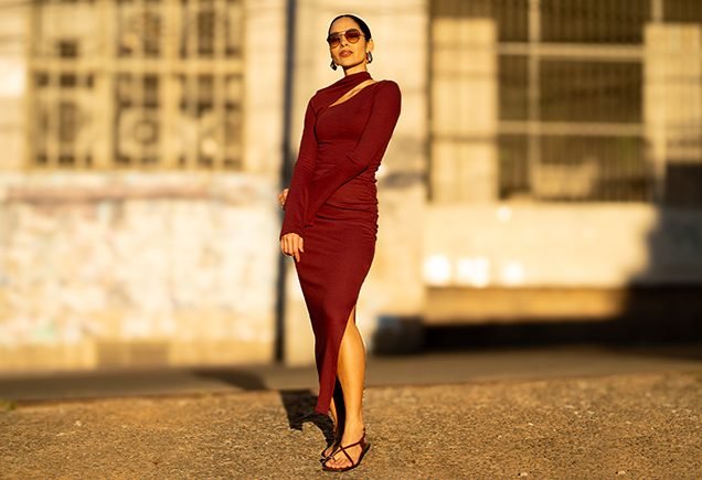 Os looks da Maria Clara Lauton em algodão agroecológico da Renner