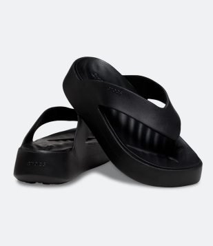 Chinelo Crocs com Tira Larga Preto