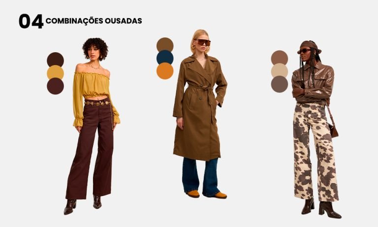 Marrom combina com qual cor? Contamos tudo aqui!