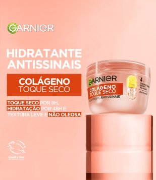 Hidratante Facial Colágeno Toque Seco Antissinais Garnier 85G
