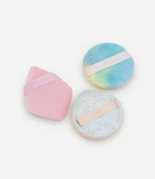 Conjunto com 3 Esponjas de Maquiagem Alchemia Multicores