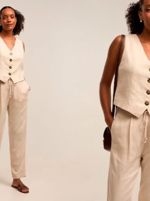 5 looks com calça de linho feminina para a primavera-verão