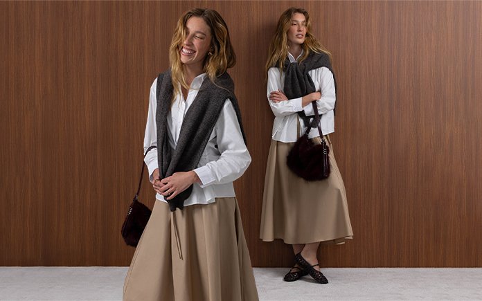 Look com saia longa: opções para o inverno