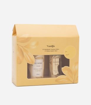 Kit Corporal Vanilla com Hidratante Corporal 200ml + Body Splash 100ml Alchemia KIT