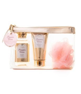 Kit Presente Corporal Necessaire com Sabonete Líquido + Hidratante Corporal + Esponja de Banho Alchemia KIT