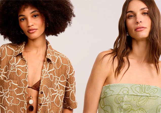 Estampa tropical é pura brasilidade. Confira a tendência