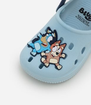 Sandália Babuche Infantil com Patch Bluey - Tam 20 a 33 Azul