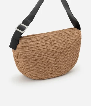 Bolsa Baguete em Papel Texturizada Bege