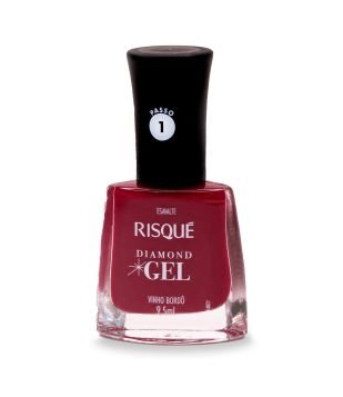 Esmalte Diamond Gel Risqué Vinho Bordo