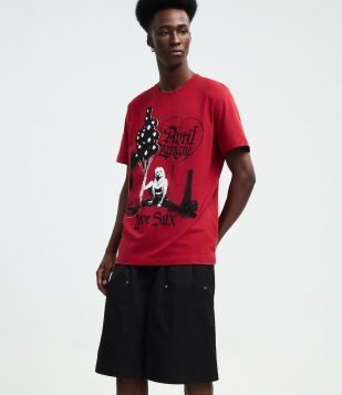 Bermuda Microfibra com Bolsos Frontais Preto